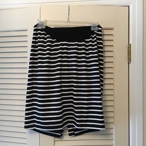 Stripe Maternity Skirt